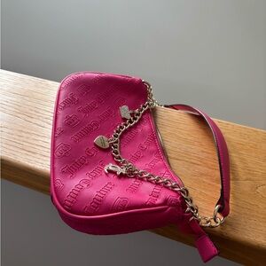 JUICY COUTURE HOT PINK CHARM PURSE